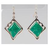 Jewelry Sterling Silver Turquoise Earrings