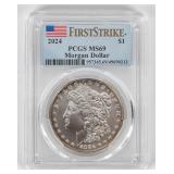 Coin 2024 Morgan Silver Dollar PCGS MS69