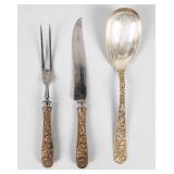Set of 3 S. Kirk & Sons Sterling Serving Utensils