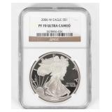 Coin 2006-W American Silver Eagle NGC PF70 UC