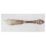 Wood & Hughes Antique .800 Coin Silver Knife