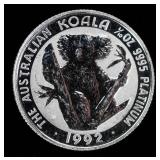 Coin 1992 Platinum 1/10 Ounce Australian
