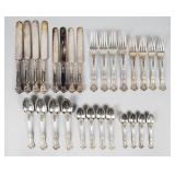 Set of 28 Antique Sterling Flatware