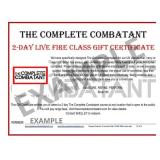 The Complete Combatant 2 Day Training Certificate