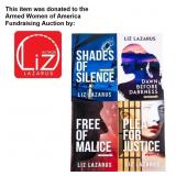 Four Liz Lazarus Books  Signed by the Author