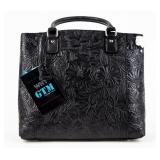 GTM Town Tote Concealed Carry Purse Tooled Cowhide