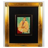 Art Framed Henri Matisse Lithograph Print