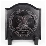National Rifle Association Cast Iron Fireback