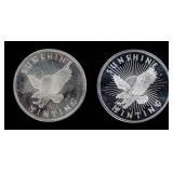 Coin 1 Troy Ounce .999 Fine Silver Sunshine Mint
