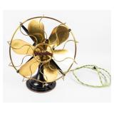 Vintage Brass Westinghouse Table Fan