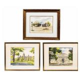 Art Framed Paul Andrews Watercolor Paintings
