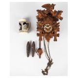 Lot of German Beer Stein & Cuckoo Clock