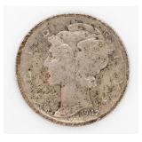 Coin 1942 Mercury Dime on Large Planchet?