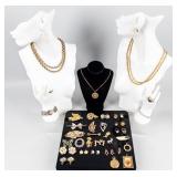 Jewelry Mixed Lot of 35+ Costume Jewelry Pieces