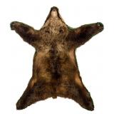 Taxidermy Grizzly Bearskin Rug Mount