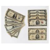 Coin Assorted United States Currency Silver Certs.