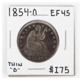 Coin 1854-O Seated Liberty Half Dollar in XF