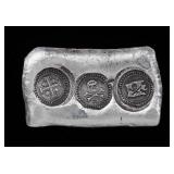 Coin 1 Troy Ounce .999 Fine Silver Cast Bar