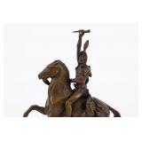Art Frederic Remington The Scalp Bronze Statue