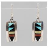 Jewelry Sterling Silver Colorful Earrings