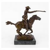Art Carl Kauba Fill Your Hands Bronze Statue