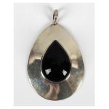 Jewelry Sterling Silver Onyx Pendant