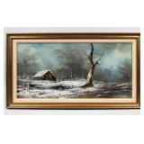 Art Framed Landscape Oil Painting