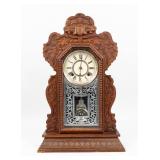 Antique 1800s Ansonia Gingerbread Mantle Clock