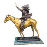 Art Cyrus Dallin Medicine Man Bronze Statue
