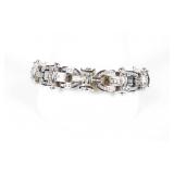 Jewelry 14kt White Gold Diamond Bracelet