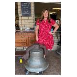 Large Antique 1895 School Bell
