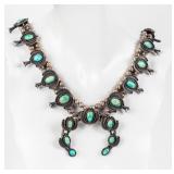 Jewelry Sterling Squash Blossom Necklace