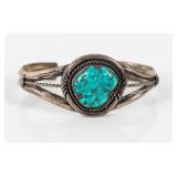 Jewelry Sterling Silver Turquoise Cuff Bracelet