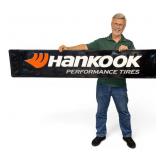 Vintage Long Hankook Tires Metal Sign