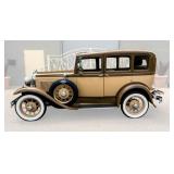 Vintage Late 1931 Ford Model A 4 Door Sedan