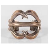 Jewelry Sterling Silver Sandcast Cuff Bracelet