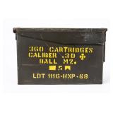 AMMO 360rds of M2 .30cal in Bandoleers