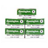 Ammo 250rds Remington 95gr .380 Ball