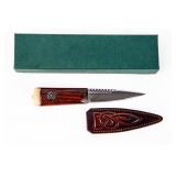 Knife Handmade Scottish Sgian Dubh
