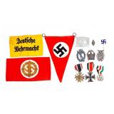 WWII German Medals, Pins, Arm Bands, More!