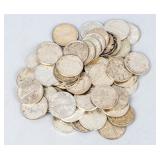 Coin (50) Assorted Mercury Dimes AU / BU
