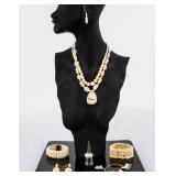 Jewelry Lot of Carved Bone Fetish Jewelry