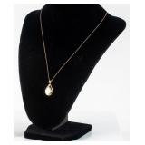 Jewelry 14kt Yellow Gold Opal Necklace