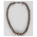 Jewelry Sterling Silver Beaded Necklace