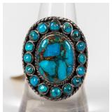 Jewelry Sterling Silver Turquoise Ring