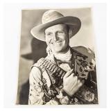 Vintage Photograph Gene Autry AUTOGRAPH