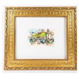 Art "Les Deux Magots" By Urbain Huchet