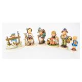 Lot of 6 Hummel Porcelain Figurines