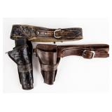2 Western Style Holsters & Belts