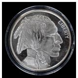 Coin 2002 Buffalo .999 Fine Silver 1 Troy Oz